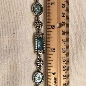 Brighton Blue and Silver Bracelet